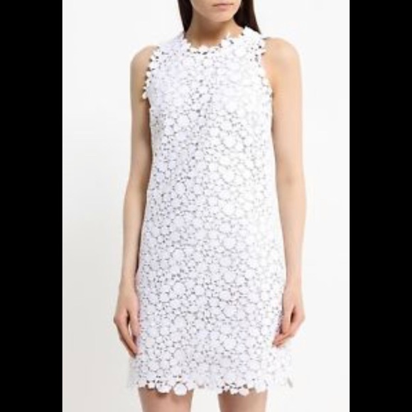 Michael Kors Dresses & Skirts - Michael Kors sleeveless shift with floral crochet